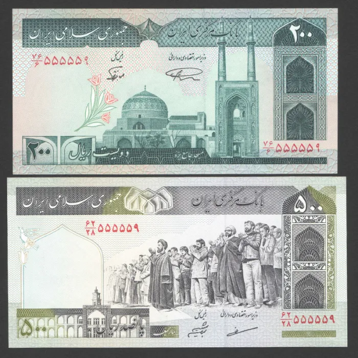 دو تک هم شماره از بسته رند 5