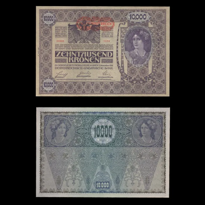 اسکناس 10000 کرون جمهوری آلمان-اتریش