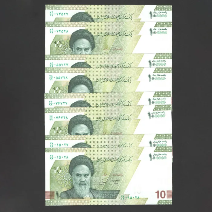 ست اسکناس 100000 ریال جایگزین جمهوری اسلامی  (7 جفت)
