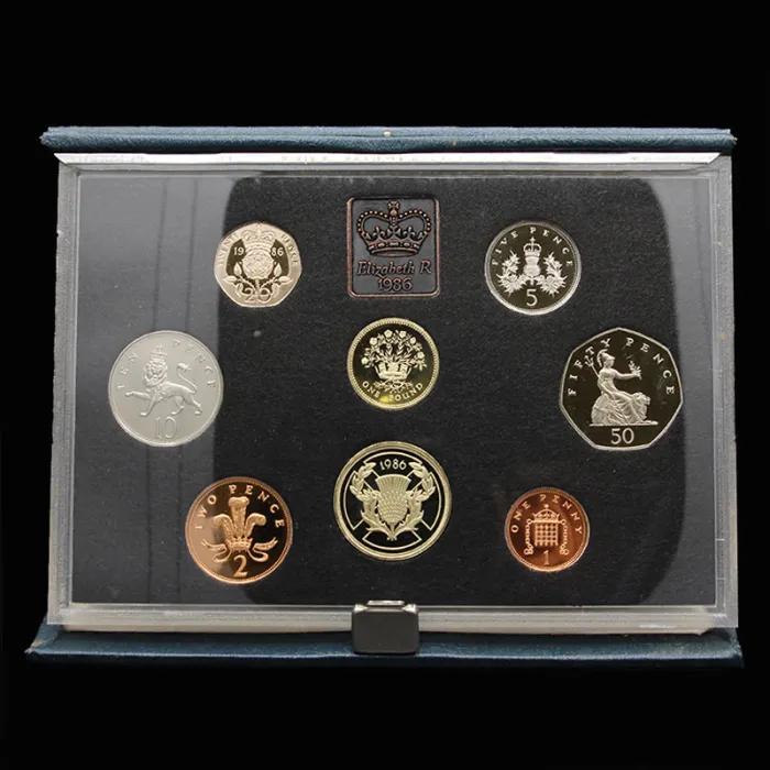 ست Proof coin انگلستان 1986