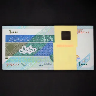 بسته یک تا صد 10000 ریال جمهوری اسلامی