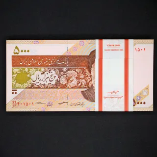 بسته یک تا صد 5000 ریال جمهوری اسلامی