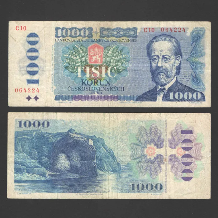 اسکناس 1000 کرون چکسلواکی