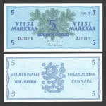 اسکناس 5 مارکا فنلاند