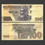 اسکناس 100 دلار زیمبابوه