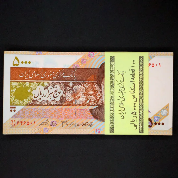 بسته یک تا صد 5000 ریال جمهوری اسلامی 