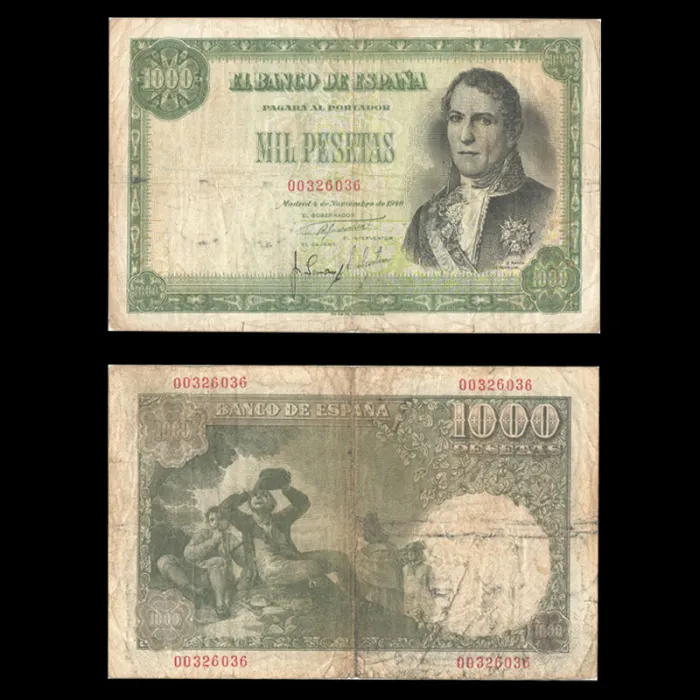 اسکناس 1000 پزوتا اسپانیا