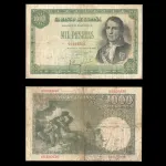 اسکناس 1000 پزوتا اسپانیا