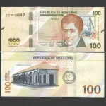 اسکناس 100 لامپیرای هندوراس