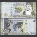 اسکناس 20 ریال عربستان سعودی