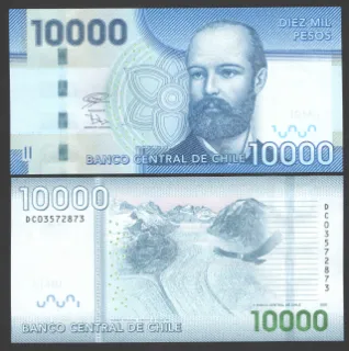 اسکناس 10000 پزو شیلی