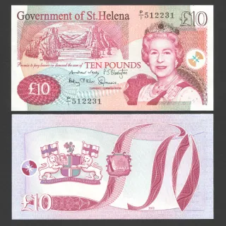 اسکناس 10 پوند سنت هلنا