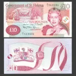 اسکناس 10 پوند سنت هلنا