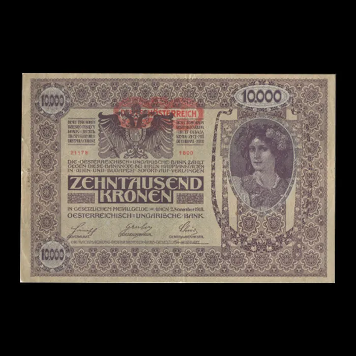 اسکناس 10000 کرون جمهوری آلمان-اتریش
