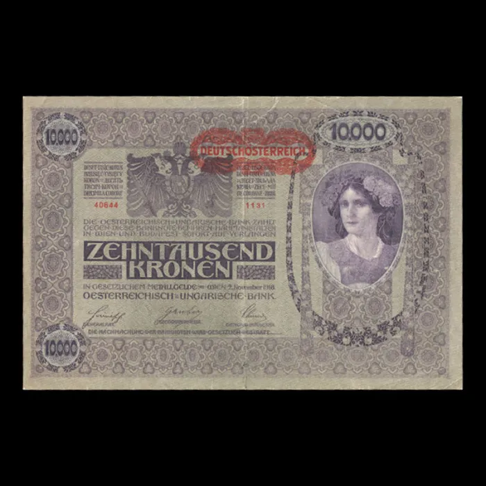 اسکناس 10000 کرون جمهوری آلمان-اتریش