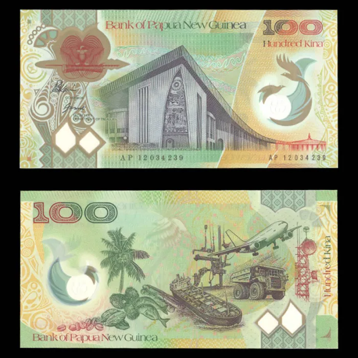 اسکناس 100 کینا پاپو آگینه نو